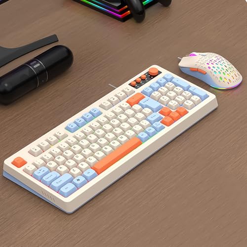 Clavier de jeu 98 touches de haute précision avec design ARGB ergonomique