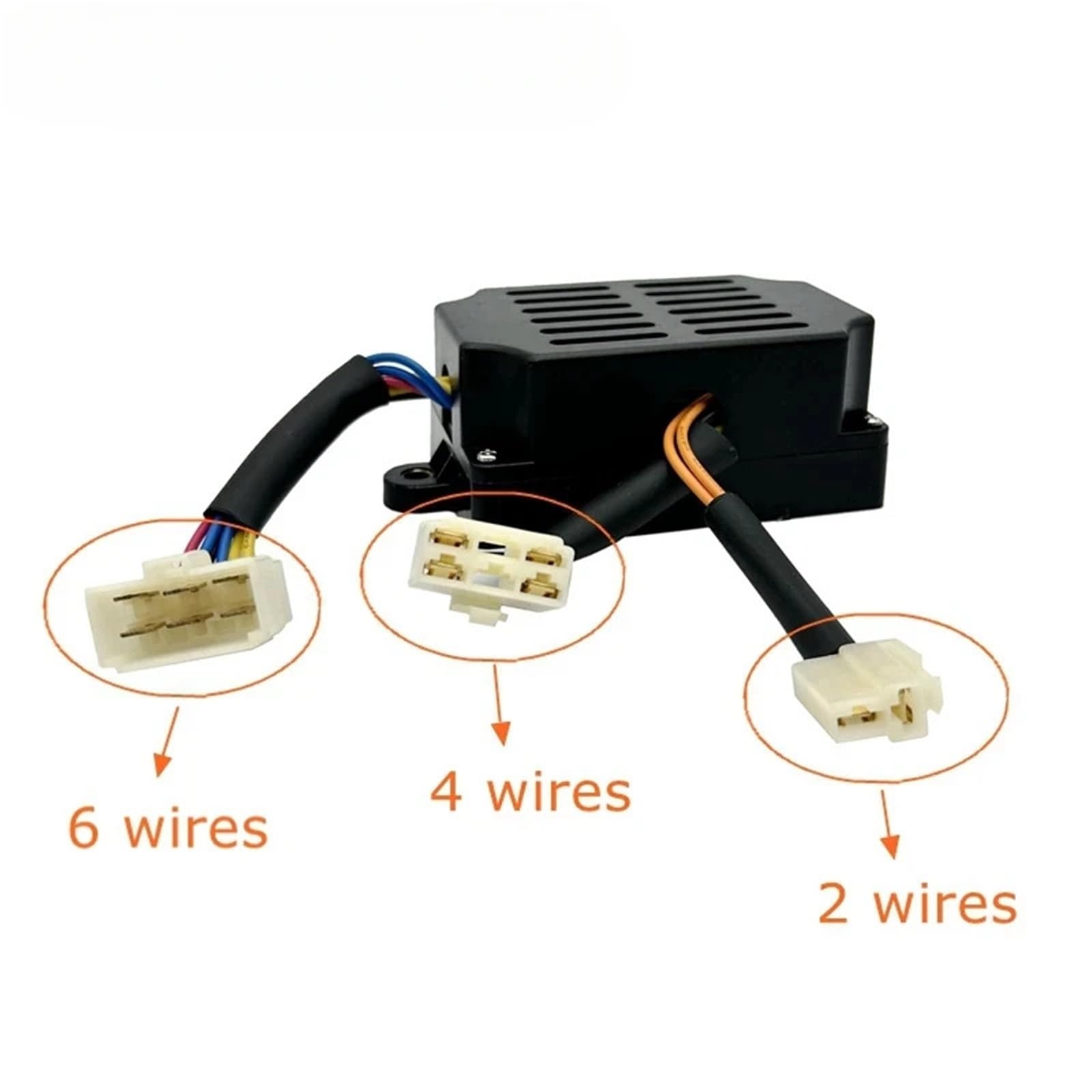 1 x 5 kW AVR automatyczny regulator napięcia do lutowania, 3 złącza, 12 przewodów, części do generatora lutownicy.