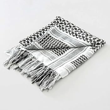 Bufanda Keffiyeh Palestina De Algodón 100% De Alta Calidad,Bufanda
