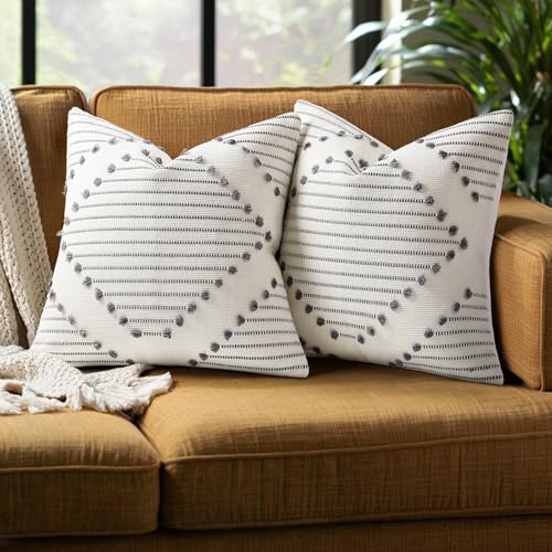 Mecatny Boho Spring Outdoor Throw Pillow Covers 18X18 Set of