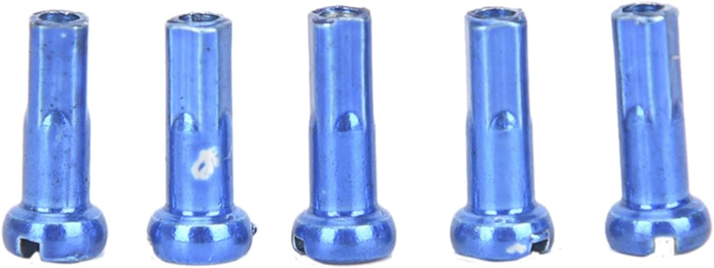 72pcs Spoke Nipples Road Bicycle E-Bike Scooter Rim Caps Bike Wheel (Color : Black, Size : 1.5cm x 0.6cm)