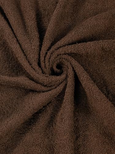 Image of Monte Carlo Essential 100% Cotton Small Bath Towel | 340 GSM Ultra Lightweight & Quick Dry | Soft Absorbent Compact Towel 60x120 cm | Bathroom Towel for Gym, Travel & Daily Use (Soho) | Rouge