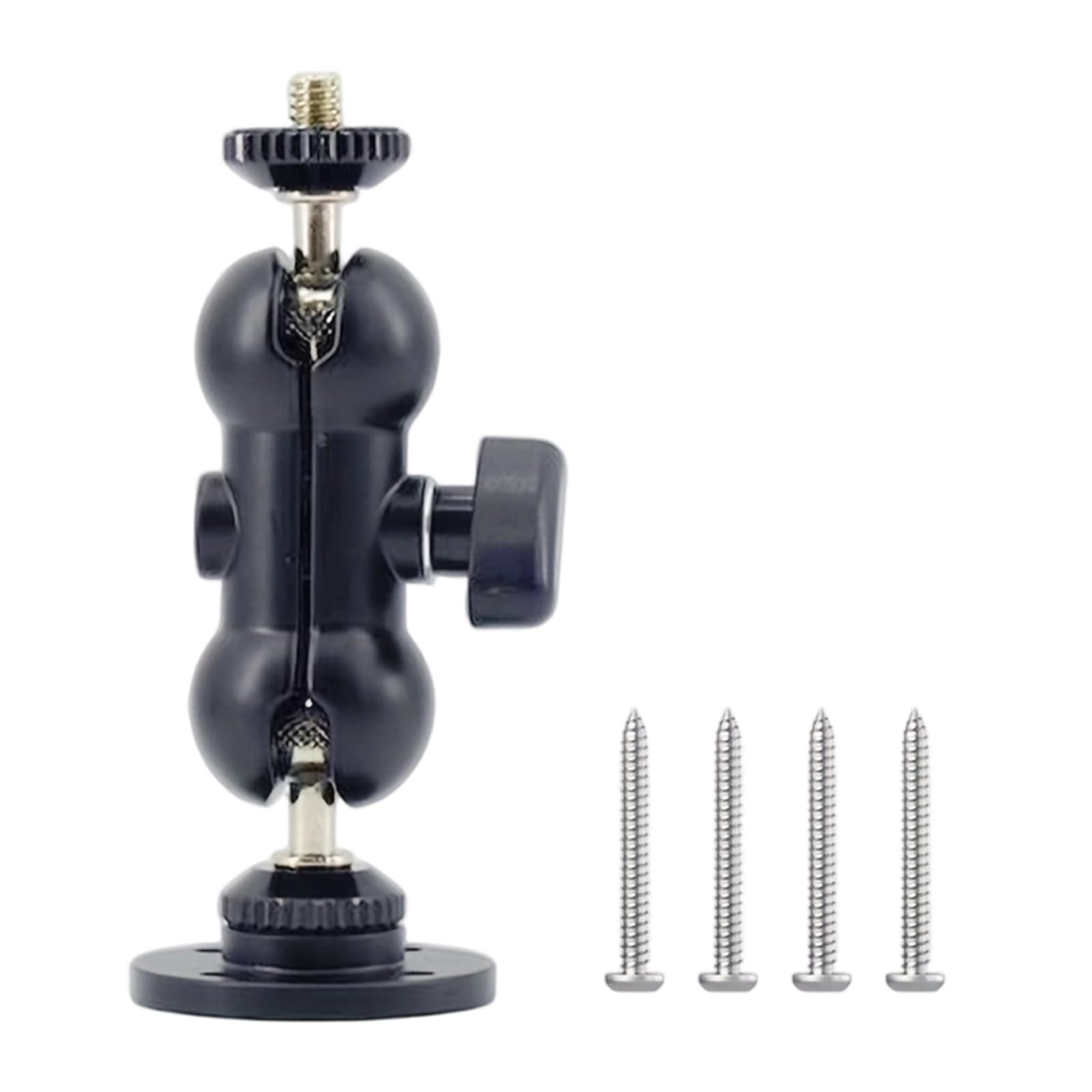 Kalttoy Multicolor Extendable 360 Rotating Universals Portable Bracket Hot Shoe Swivels Ball Head Quickly Release Clamp Bracket Enduring Tripod Mount Screw Clip