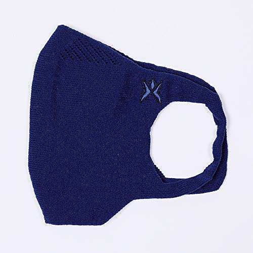 ERGOSTAR ランニング マスク 2 ダークネイビー Sサイズ 小さめ 国産 スポーツ用マスク 呼吸がしやすい メッシュ UVカット UPF50+