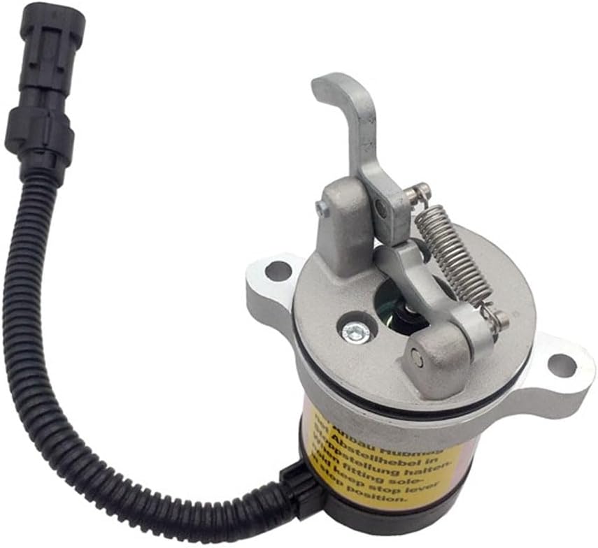 tooloflife 12 VDC Heavy Duty Fuel Shut Off Solenoid 04103808 Reliable Engine Fuel Cut Off Valve Replacement for Compatible with Deutz 1011 2011 F3L F3M F4L F4M Series Engines