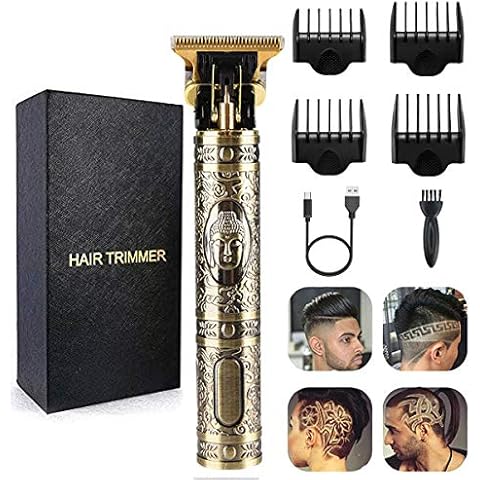 XASMA Professional Hair Clippers for Mens Zero Gapped Cordless Hair Trimmer Professional Haircut & Grooming Kit for Men Rechargeable LED Display (Fo) Cover