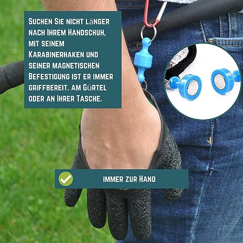 Foto von LZYKJGS 2 Stück wasserdichte Angelhandschuhe, Angelhandschuhe, Angelhandschuhe Raubfisch, mit Anti Schnitt und Magnetverschluss, für Den Sicheren Umgang mit Hecht, Wels, Zander