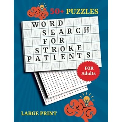 Word Search Book For Stroke Patients
