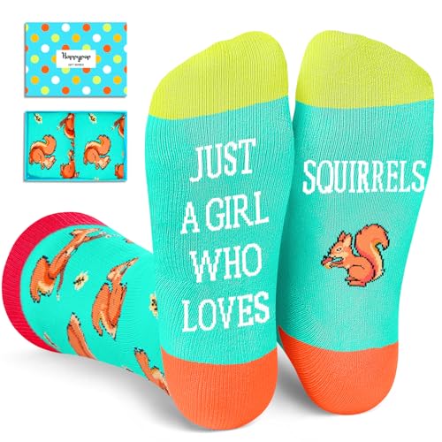 HAPPYPOP Funny Socks for Women - Cute Elephant Possum Cool Tiger Gifts for Animal Lovers