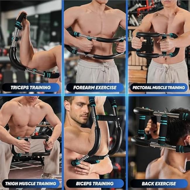 Twister Arm Trainer ¨C Adjustable Forearm Strengthener ¨C Exercise Equipment for Men & Women ¨C Chest Workout Equipment ¨C Portable Spring Resistance ¨C Home Workout Suspension Trainer ¨C 40-90lb