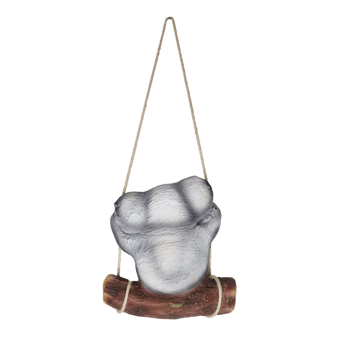 Wonderland Resin Koala on Swing Hanging Decoration for Your Home Showpiece, Garden, Terrace and Balcony (9 x 5 x 10 Inch, Multicolour) 3