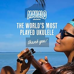 Mahalo Kahiko Ukulélé Soprano avec Housse Bleu Satin - Les Beatles, Paul McCartney, John Lennon, RIngo Starr, George Harrison Mahalo Kahiko Ukulélé Soprano avec Housse Bleu Satin – Image 7