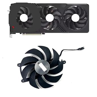 Cooling Fan 95mm 4PIN PLD10020S12H RX7900XTX GPU Fan for Gigabyte Radeon RX 7900 XTX Gaming Graphics Card Fan Laptop PartsA