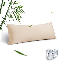 Vista 15 de Fundas de almohada estándar, fundas de almohada de viscosa refrescante de bambú con cierre de sobre, suave que absorbe la humedad para personas que