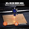 100W CO2 Laser Engraver, 35x24 CO2 Laser Cutter with 2 Way Pass Air Assist Digital Control Panel RDWorks/Built in Air pump/Water Tank for Wood Glass Acrylic More (Upgraded 100W)
