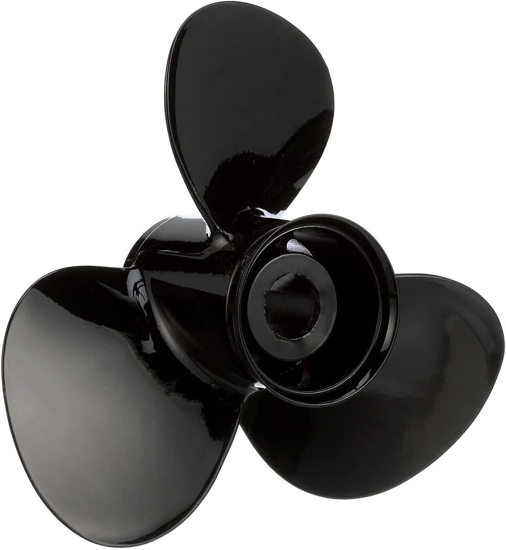 Mercury Black Max 3-Blade Aluminum Propeller, 13" Diameter x 19" Pitch, Right Hand Rotation