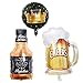 Frosty Beer Mug 23" Giant Foil Balloon 35" Aged to Perfection Whiskey Bottle Super Shape Mylar Foil Balloon, Engagement Decorations，Black/Brown (Beer)
