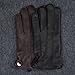 MATSU Men Winter Warm Deerskin Leather 100% Cashmere Lined Motorcycle Driving Dress Leather Gloves M1066