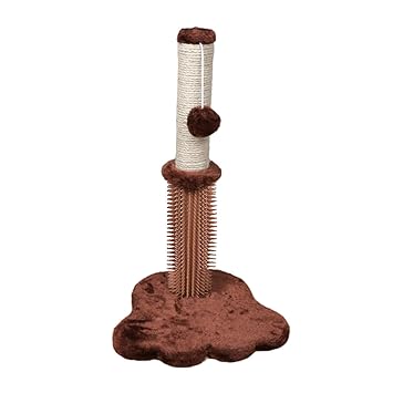 Meri Shopp Sisal Cat Scratching Post Kitten Cats Scratcher Scratch Poles Climbing Tree Brown