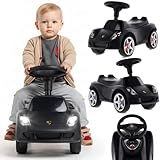 🚗 CHOIX PARFAIT POUR LES PLUS PETITS EXPLORATEURS 💪 Produit adapté aux enfants dès 18 mois, offrant un divertissement sûr et confortable tout en soutenant le développement moteur ; la charge maximale est de 30 kg, permettant une utilisation à long terme adaptée à la croissance de l’enfant.