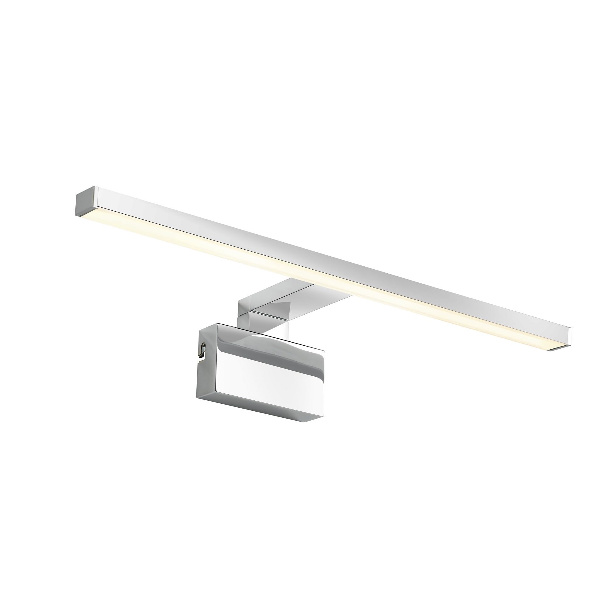 Nordlux Marlee Indoor Wall Light Silver Metal Intergrated LED 25,000hrs - Bathroom, En-Suite, Wet Room Mains Powered, IP44