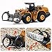 Gemini&Genius Construction Vehicle Toys Timber Grab Truck Heavy Metal 1/50 Scale Wooden/Building Materials Grab Vehicle, Feller Buncher Alloy Model Toy, Gift, Collection and Decoration for Kids