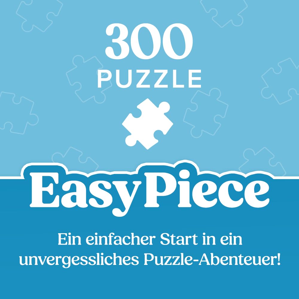 Trefl EasyPiece 300-Piece Puzzle – Stamps Theme, Large Pieces, Fun For Adults & Kids 10+