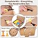 ZLemma Cardboard Construction Kit - 401 PCS Kids Building Set with Safe Serrated Cutter, Crease Roller, Screws & Nuts, STEM Upcycled Tool for DIY Cardboard Projects, Engineering & Creativity