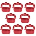 1/4" Deck Board Jig Rings CHENJIN 8PCS Red Plastic Gap Deck Board Spacer Guide for Pressure Treated