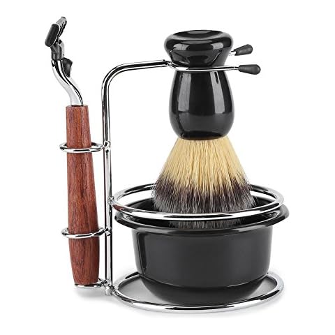 Set de Afeitar Fdit con Soporte de Acero Inoxidable Cover