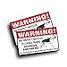 Warning Decal, Property Protected By A Highly Trained - German Shepherd Guard Dog Bumper, Fence Or Window Sticker - 5.75x3.25 inch
