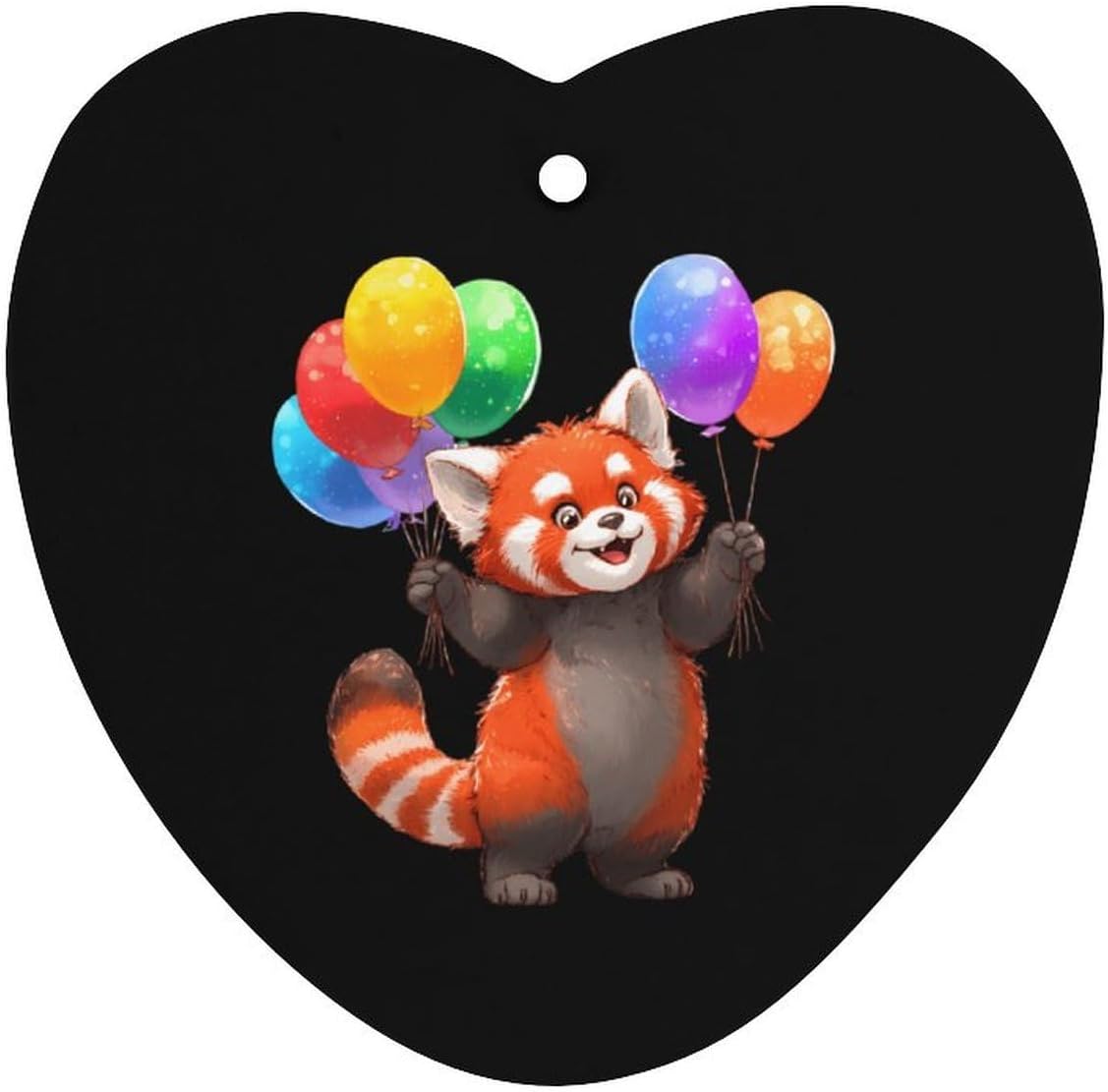Cute Red Panda Car Air Freshener Cute Hanging Aromatherapy Tablets for Car Home Love form