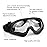 AOUTACC Airsoft Protective Gear Set, Half Face Mesh Mask with Ear Protection and Tactical Goggles for Adult Men Women BBS Paintball Shooting CS Survival Games Cosplay (ACU)