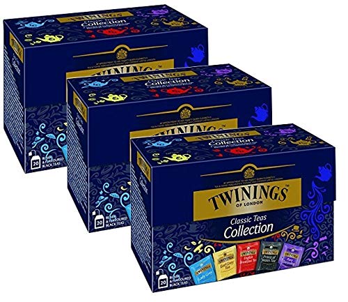 Twinings Classic Black Tea Collection 3 x 20 bolsitas de té