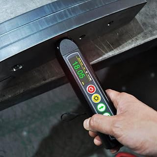 Electromagnetic Ultrasonic Thickness Gauge Meter Tester Professional Inspection Equipment with No Coupling Function Effective Range 1.0~320mm For Aluminum,Copper,Iron,Carbon Steel,Titanium Alloy