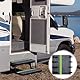 RV Wohnmobil Treppenabdeckungen,Teppich Trittstufe WohnmobilSchutz Stufenmatten, Wohnmobil Trittstufenmatte, Rutschfester Teppich, Doppelschichtiges Schnallen-Design Teppich,with Reflective Strips