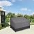 Easy-Going Waterproof Outdoor Loveseat Cover Heavy Duty Patio Furniture Couch Cover Windproof Durable (54Wx38Dx35H inch, Gray/Dark Gray)