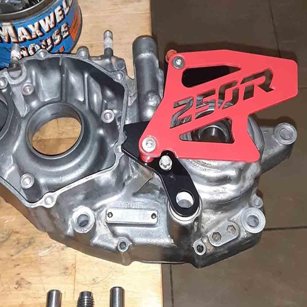 ATC250R ATC 250R TRX 250R TRX250R CASE SAVER WITH SPROCKET COVER RED