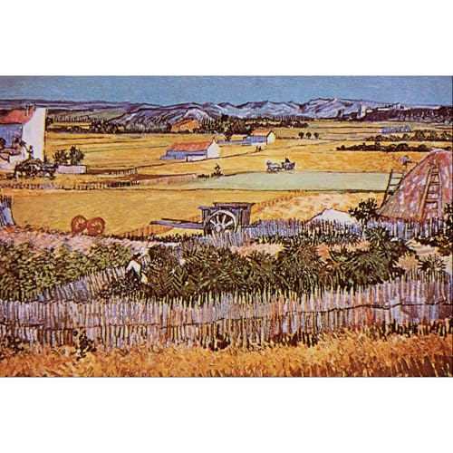 Poster La récolte de Van Gogh imprimé roulé pour vibrer face à la beauté de l'art
