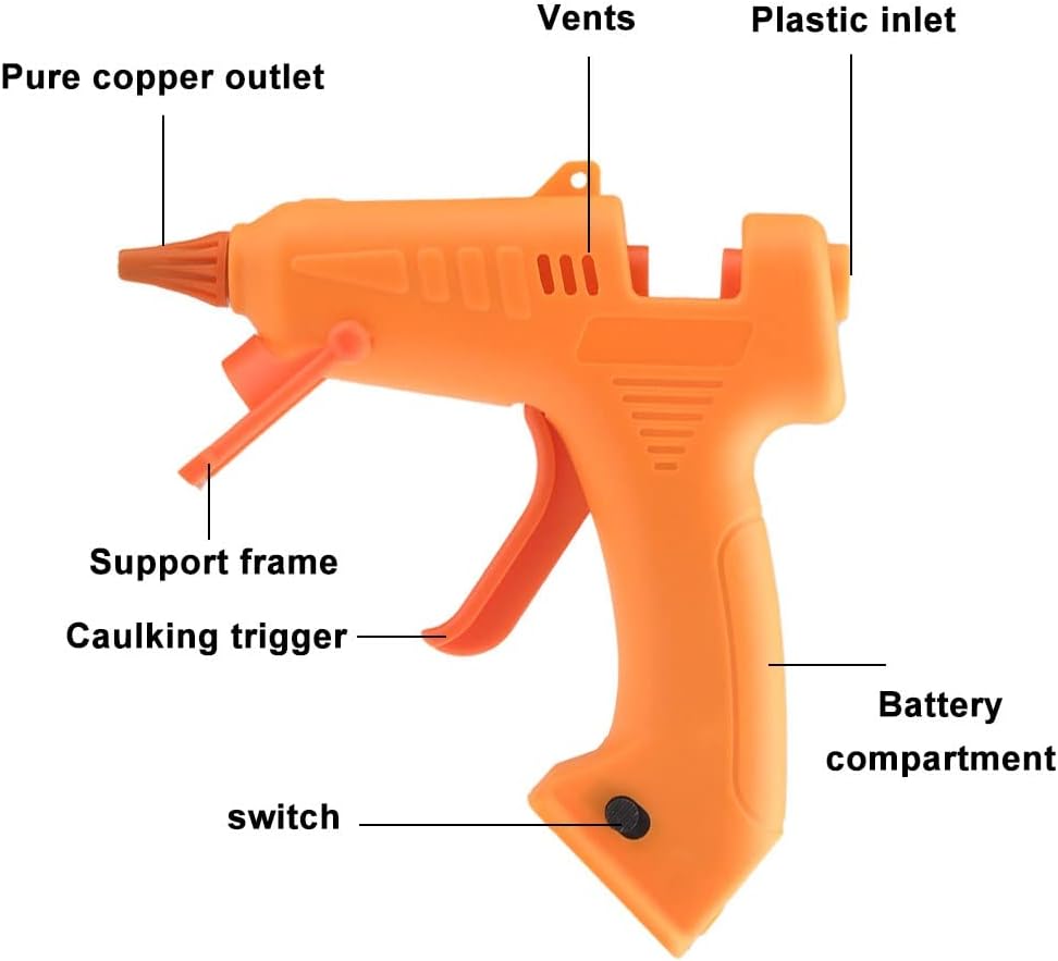 40W DIY Hot Melt Glue Gun Kit Industrial Construction Woodworking Handicrafts High Temperature