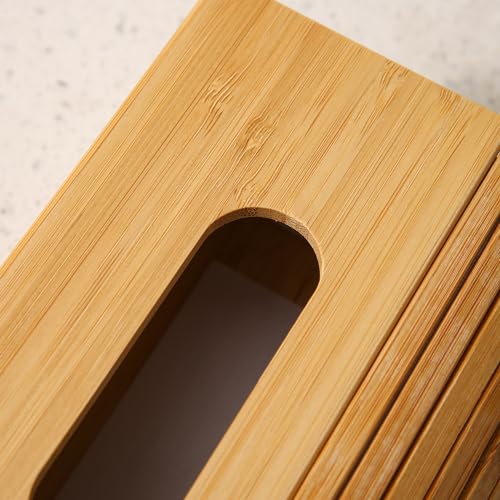 Image of HOKIPO Magnetic Wooden Tissue Box Holder (AR-5050)
