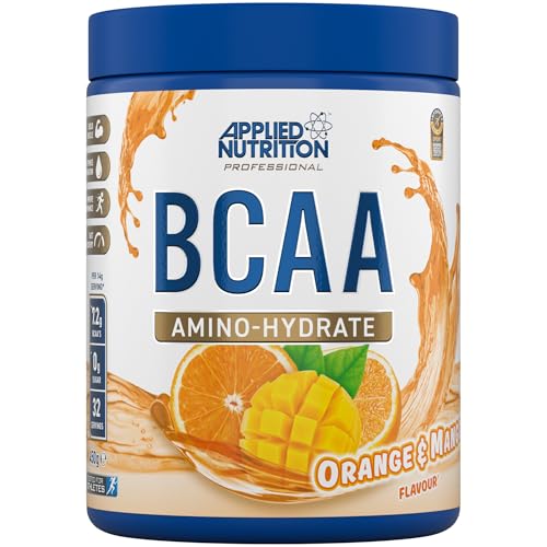 Applied Nutrition BCAA Pulver - Nahrungsergänzung aus Bcaas - Verzweigtkettige Aminosäuren, Amino Hydrat Intra Workout & als Energiegetränk zur Regeneration