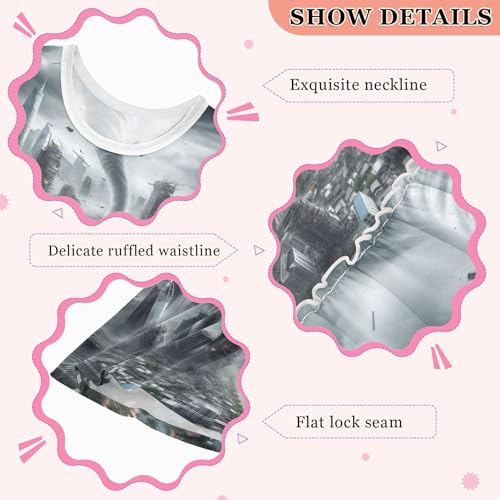 Summer Girl Dress Sleeveless Dresses Toddler Girls Outfits Clothes3