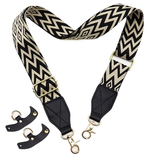 Image of LEMEDE Purse Strap Replacement Crossbody 1.5 inch Wide Shoulder Strap Adjustable Straps Handbag Strap Replacement Belts