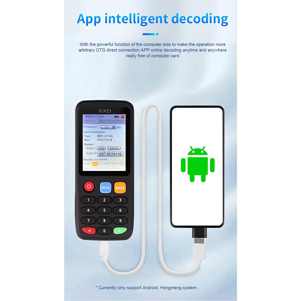 ABS RFID copieur écrivain lecteurs Lecteur Lecteur de Carte copieur USB RFID Lecteur copieur écrivain duplicateur Durable Facile, X7+5 pièces UID+5 pièces 5577