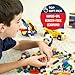 Play Platoon 1100 Pieces Building Bricks Set - 10 Classic Color Blocks - Bulk Building Blocks Compatible with Major Brands - 14 Different Shape Bricks - Includes Wheels, Tires, Axles, Windows & Door