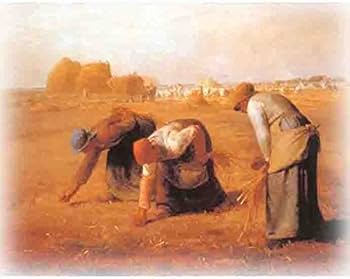 Amazon.co.jp: 名画額縁 フレームセット F6AS ミレー 「落穂拾い」 477