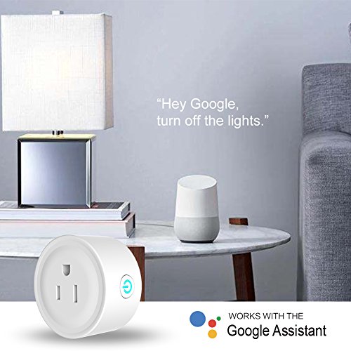 Smart Plug Electrical Outlet, Mini Wifi Enabled Socket, App(Smartlife) Remote Control On/Off/Timer Switch, Work With Alexa/Google Home/Ifttt #TOP6