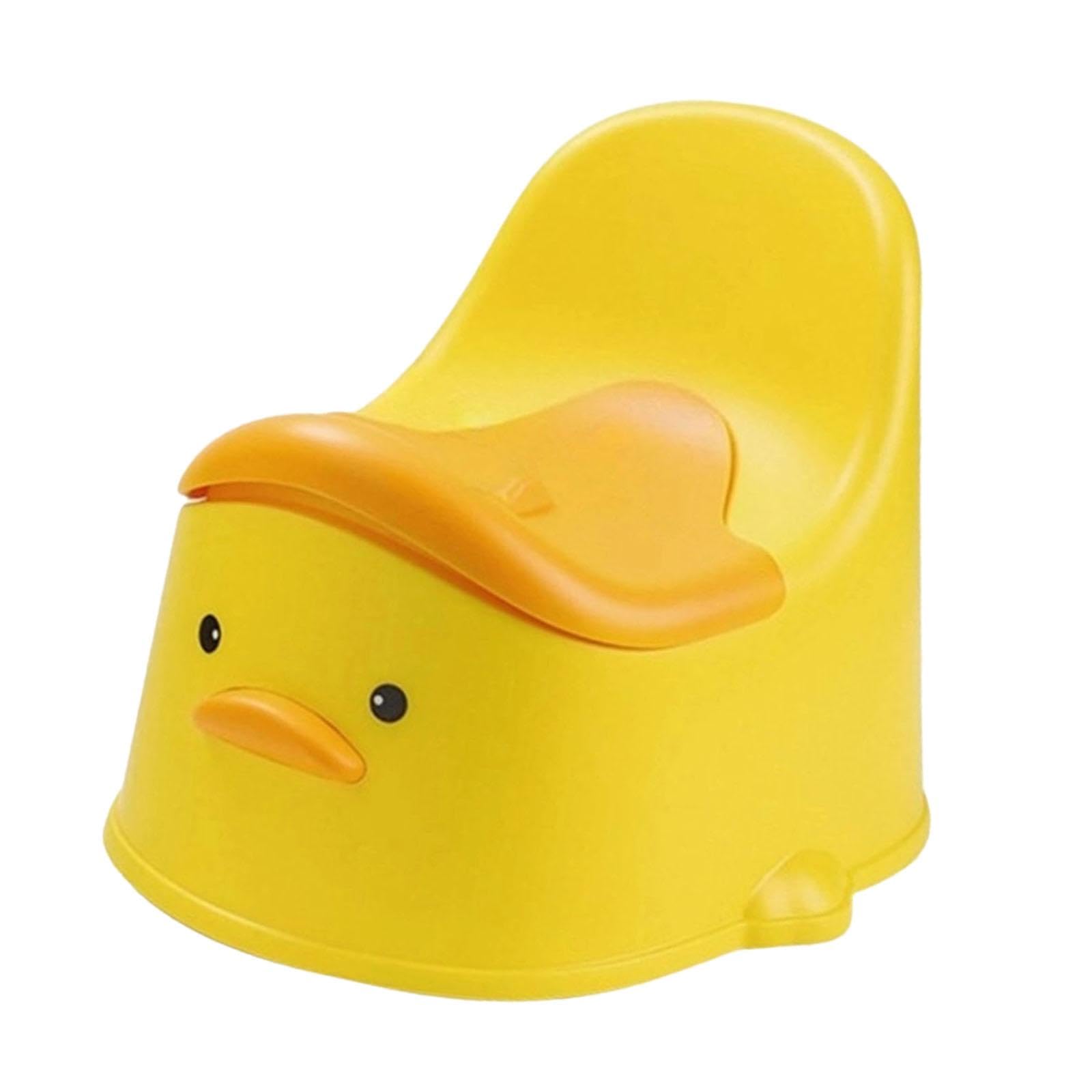 Oshhni Orinal de entrenamiento para el baño, orinal para niños, asiento antideslizante para inodoro infantil, orinal para bebés de interior y exterior, amarillo