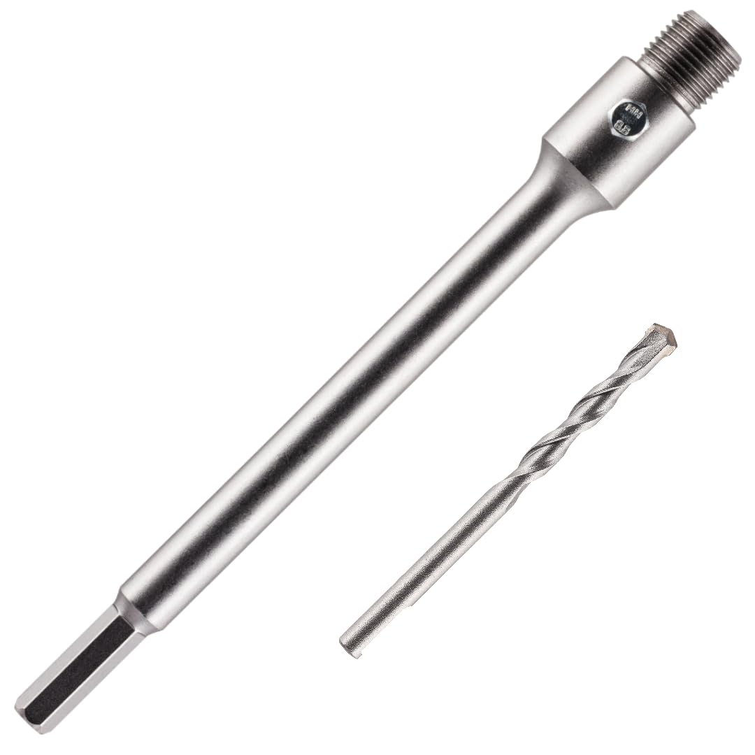 Rennie Tool 240mm Long Hex Adapter & TCT Pilot Drill For TCT Core Drill